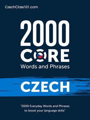 cover image of 2000 Core Words and Phrases: Czech